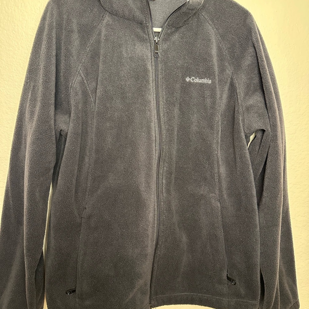 Columbia Gray Fleece Jacket
